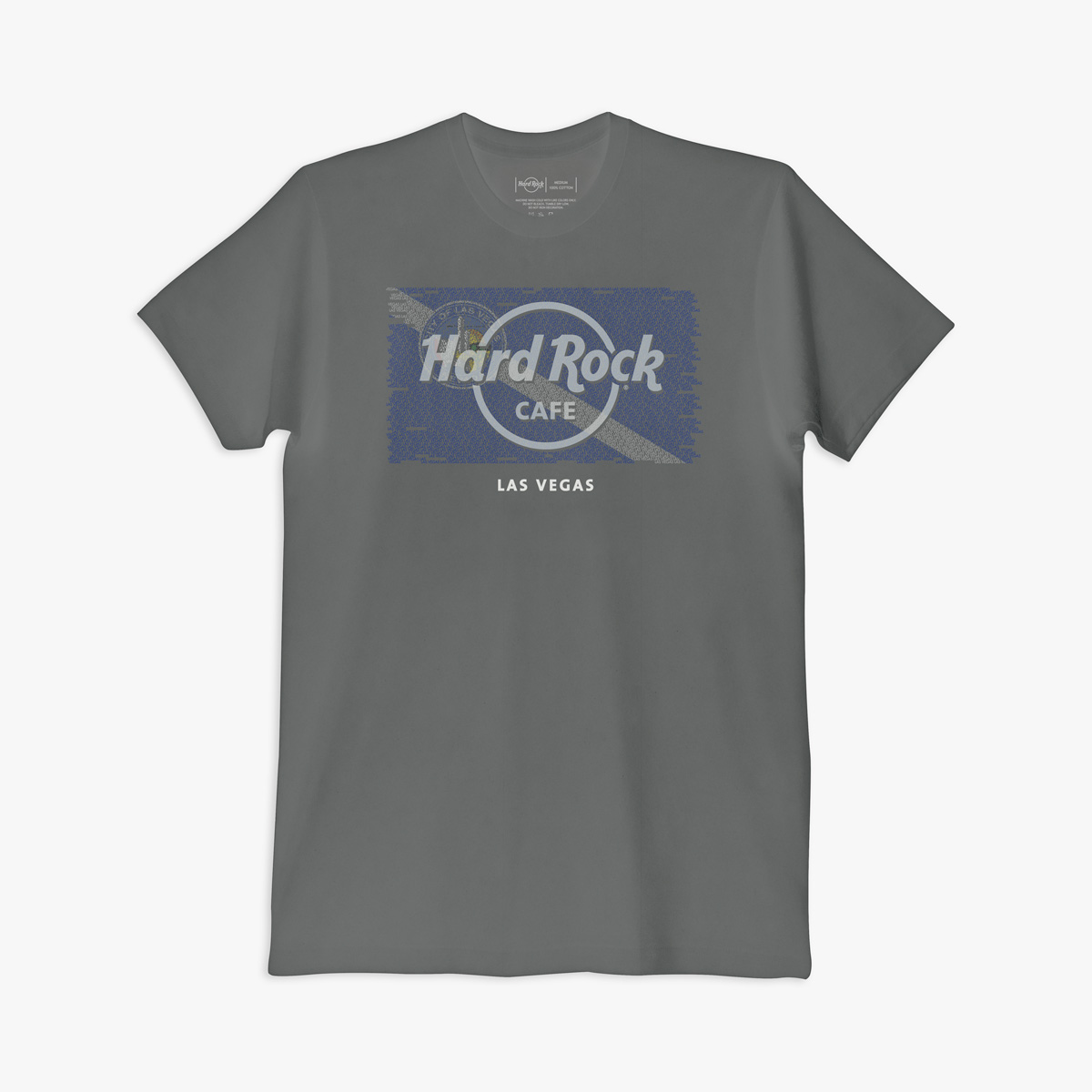 Repeat City Local Flag Tee In Charcoal Gray image number 1